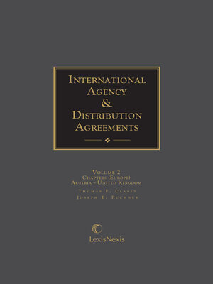 cover image of International Agency and Distribution Agreements